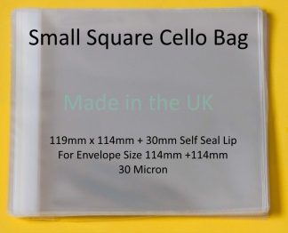 Small Square 119mm x 114mm Cello