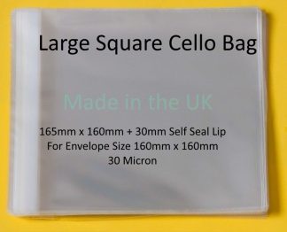 Large Square 165mm x 160mm Cello