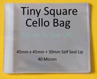 45mm x 45mm Cello Bag