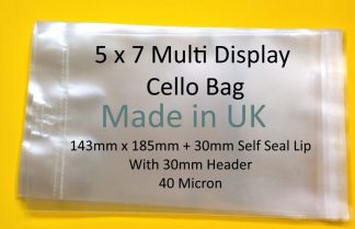 Multi 5x7 Display Bags