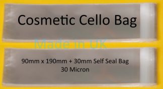 Cosmetic Cello Bag - 90mmx190mm