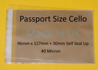 Passport Cello Bags - 96x127mm