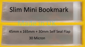 Slim Mini Bookmark 45mm x 165mm